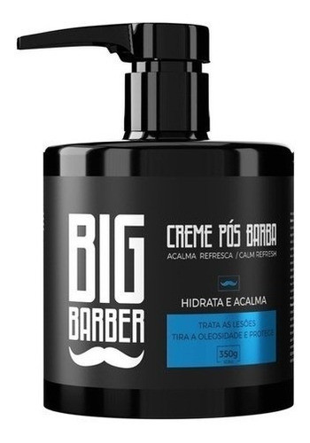 Creme Pós Barba Big Barber 350g Hidratante Caixa 2 Unidades 1