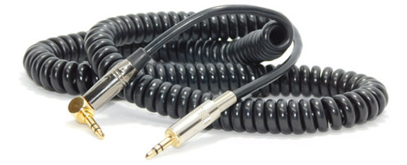 Cable Miniplug Recto A Miniplug 90º Espiral Reforzado Hamc 1