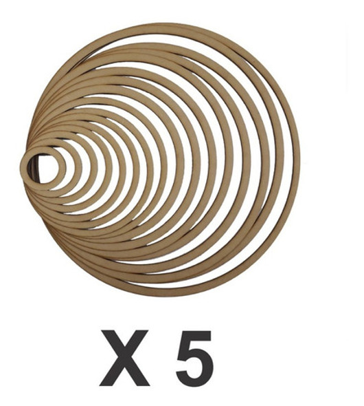 5 Packs De 16 Aros C/u Para Atrapasueños En Mdf Desde 40 Cm. 1 5 Packs De 16 Aros C/u Para Atrapasueños En Mdf Desde 40 Cm. 1
