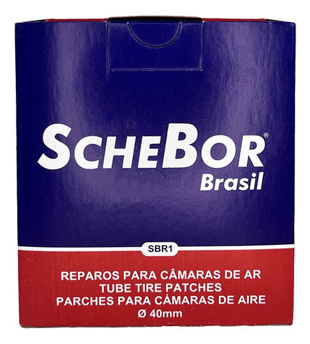 Schebor Sbr1 Remendo Camera De Ar 40mm Caixa Com 100 Uni. 0