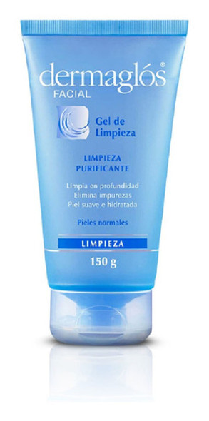 Gel Limpieza Facial Hidratante Dermaglós Piel Normal X 150 G 0