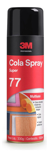 Pegamento Líquido 3m Cola Spray Super 77 De 500g 0