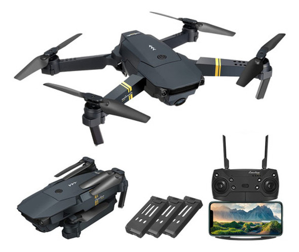 Mini Dron Plegable Con Camara 720p Hd Fpv Para Adultos, Cuad 0