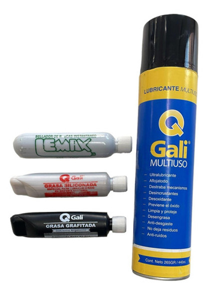 Combo Kit Plomería Agua Y Gas Sellador + Grasas + Lubricante 0 Combo Kit Plomería Agua Y Gas Sellador + Grasas + Lubricante 0
