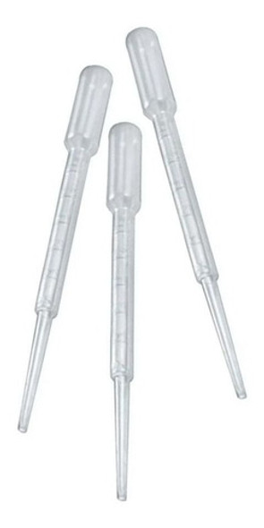 Pipeta Pasteur Descartável Capacidade 3ml Pct   Com 500 Unid 0