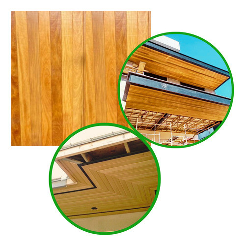 Forro De Madeira Garapa Extra 10cm Peças De 60cm - 1m2 0