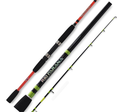 Caña Macizas Albatros Rio Parana 1.80m Pesca Pesada 2 Tramos 0