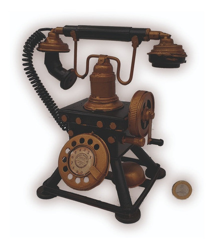 Telefono Antiguo Decorativo Metal Colección 21*14*21.5cm 0
