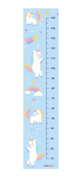 Brinquedo Para Bebe Regua Ades Unicornios 38cmx1,6 0