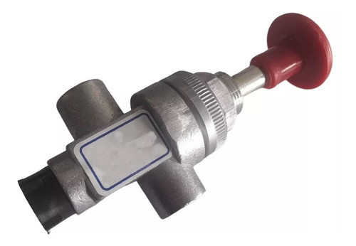 Valvula Acionamento Push Pull Desfrenagem Vermelho M16x1,5mm 0