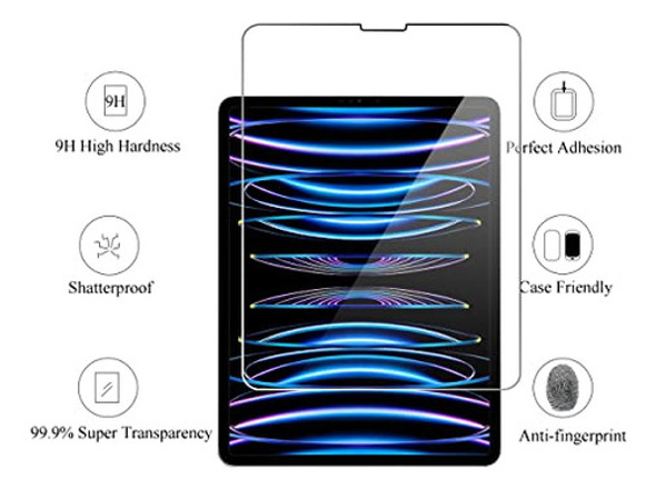 3 Protectores Pantalla Y Camara Compatible iPad  Paquete 3+2 1