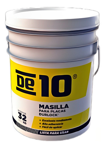 Masilla Durlock Lista Para Usar De10 Balde X 32kg 0