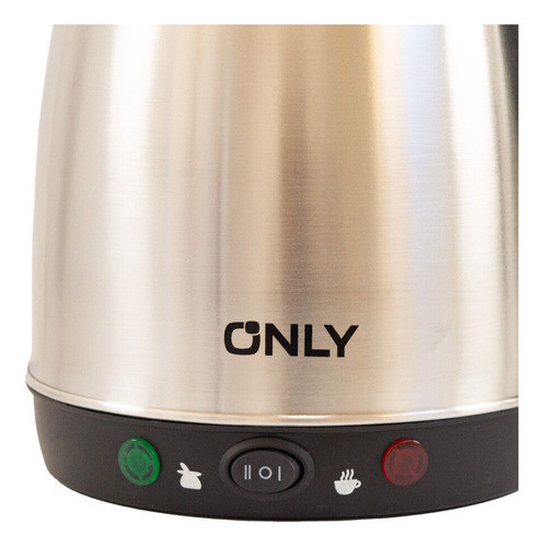 Pava Eléctrica Corta Mate Y Hervidora 1.8lt Acero Inoxidable 1