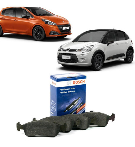 Pastillas Freno Delanteras Bosch Citroen C3 1.5 Nafta - 2013 0