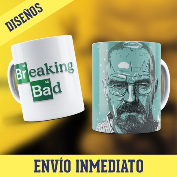 Kit Diseños Plantillas Tazas Breaking Bad Sublimación 1