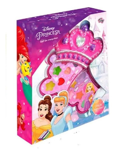 Set De Maquillaje  Disney Princesas Forma Corona 0