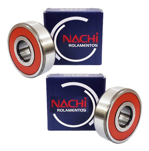 Kit Rolamento Roda Dianteira Cb 500x /cb 300r 6302 02u Nachi 0