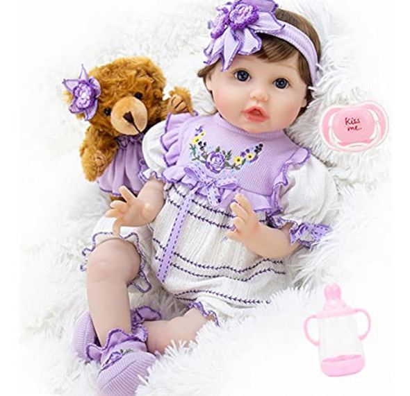 Aori Reborn Baby Dolls 22 Pulgadas Lifelke Baby Girl Doll En 0