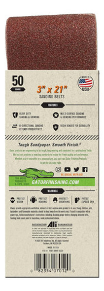 Bandas De Lijado De Óxido De Aluminio De   Roja De 3  ... 1