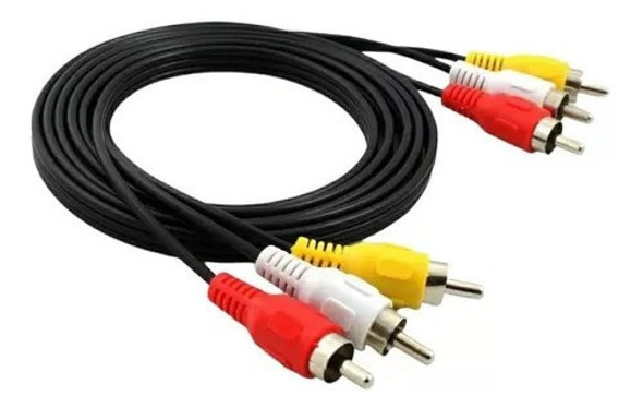 50 X Cabo Audio/video Macho Rca Av 1,5m Video Tv Lcd  Dvd 0