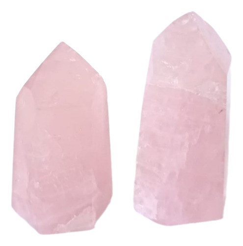 Punta Facetada Cuarzo Rosa - Ixtlan Minerales 0