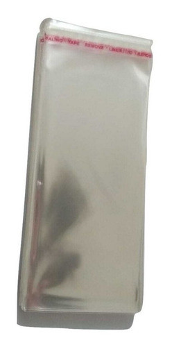 1000 Unidades Saquinhos Plásticos 6x12cm Atacado Aba Adesiva 0