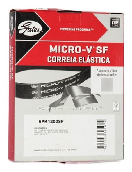 Correa Elástica Micro V / Poly V Sf 4pk915-9sf 0