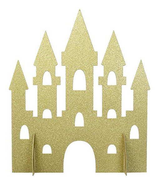 Centro De Mesa Para Fiestas Amscan Unique 58378 Gold Sparkle 0