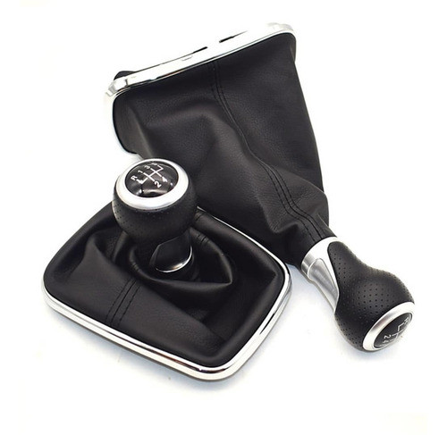 Palanca Cambios 6 Veloc Fuelle Pomo Vw Golf 4 Bora Aluminio 1