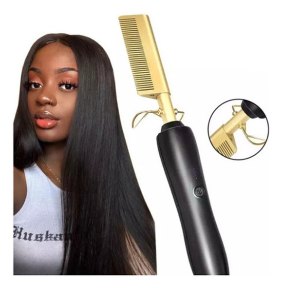 Pente Quente Eletrico Cabelo Alisador Modelador Chapinha 1 Pente Quente Eletrico Cabelo Alisador Modelador Chapinha 1