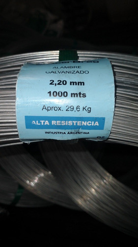 Alambre Alta Resistencia 16/14 Redondo 2,2 Mm - 500 Metros. 1