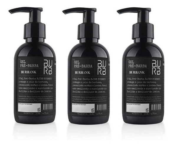 3 Gel Shave Creme Barbear Pré-barba Burbank 11 Barba Urbana 0 3 Gel Shave Creme Barbear Pré-barba Burbank 11 Barba Urbana 0