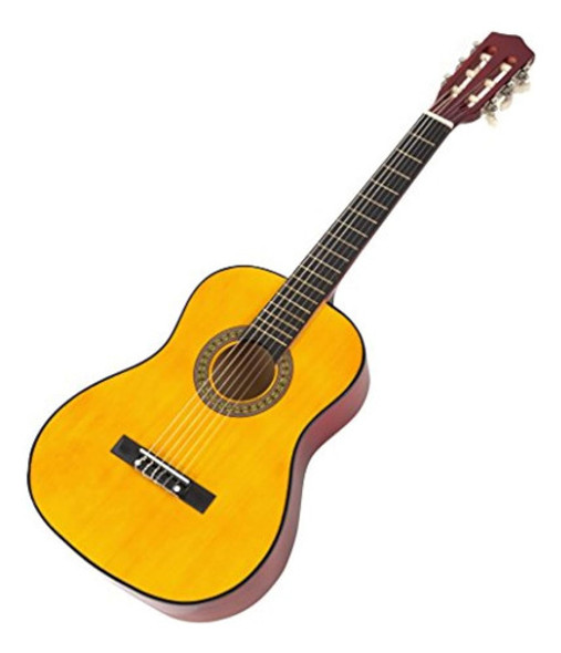 Paquete De Guitarra Acústica Music Alley Ma-34-pnk 0