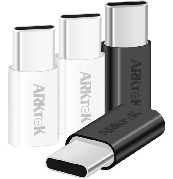 Adaptador Arktek Usb C Macho A Mirco Usb Hembra, 4 Cables 0