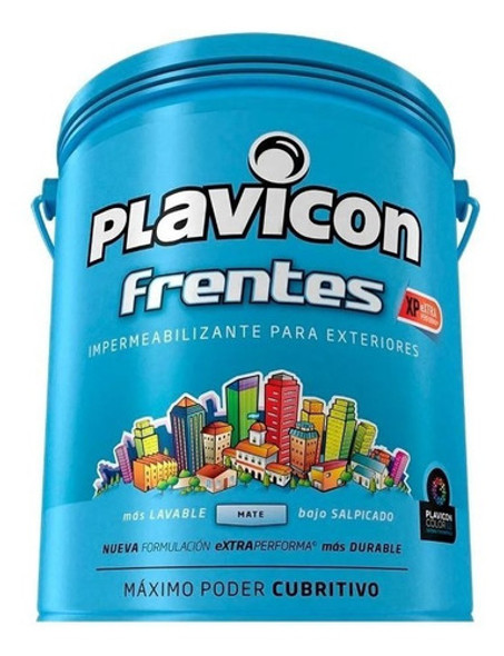 Plavicon Frentes 25 Kg Pintura Latex Impermeable Exterior  C 0