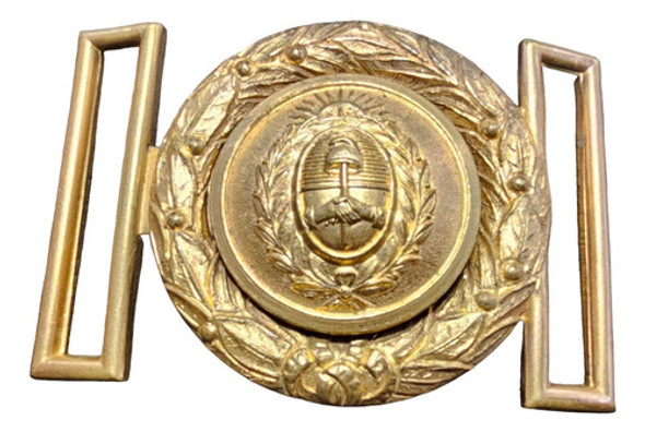 Hebilla Cinturón De Gala Dorada Ejercito Argentino  - 238 0