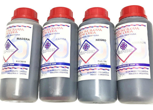 Tinta Al Agua Con Cera. 500cc. Rina Cuer Marrón 1