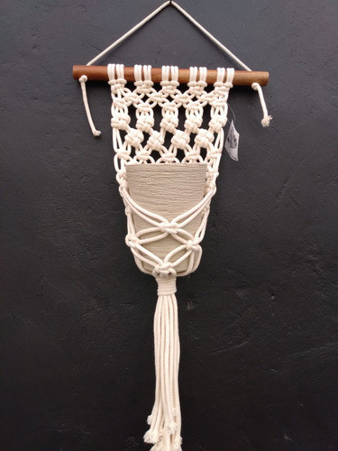 Macrame Suporte Suspenço Decoração 1