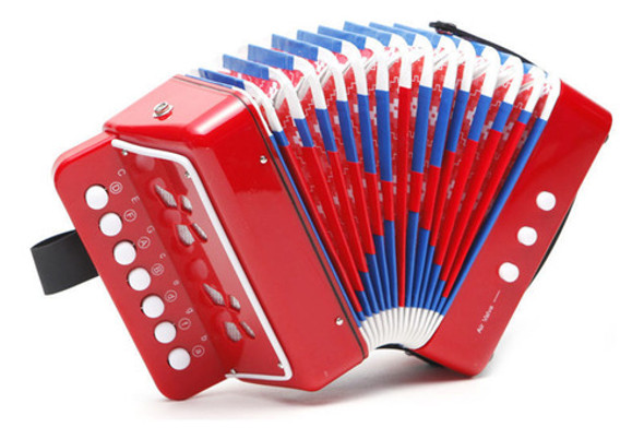 Instrumento Musical Pequeno De 7 Teclas Edu Accordion 2 Bass 0