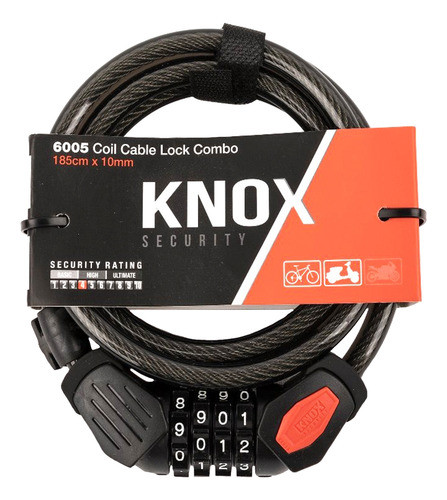 Linga Traba Acero Knox 6005 185cmx10mm C Clave Y Soporte 0