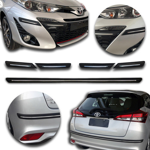 Accesorios Yaris Paragolpes + Puertas + Porta Patente 0