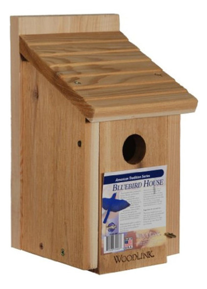 Woodlink Casa De Madera Para Pájaros Azules - Modelo Bb1 0