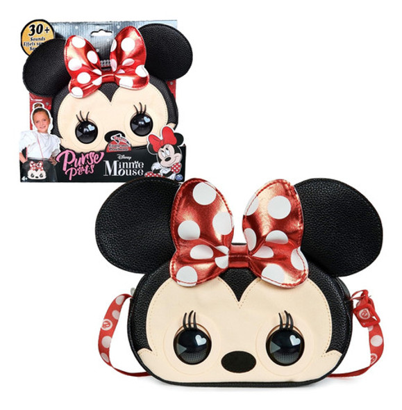 Purse Pets Disney Minnie Cartera Interactiva Con Sonidos 0