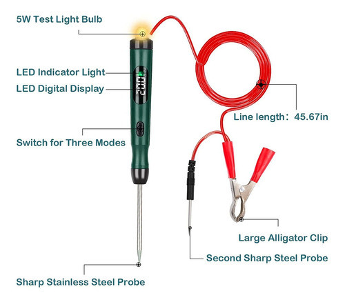 Testador De Fusível De Testador De Circuito De Luz De Teste 1