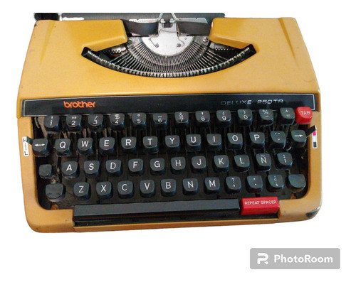 Maquina De Escribir Brother 250tr Amarilla 1