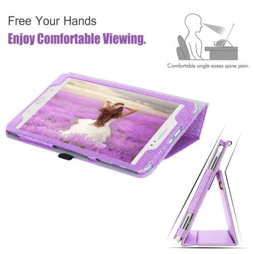 Para Samsung Galaxy Tab Un Imitación De Cuero Delgada Tablet 1