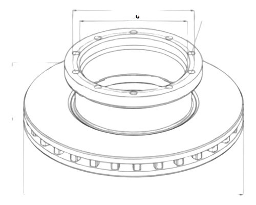 Disco Freno Del Sinotruk Camion Howo C7h 540 0