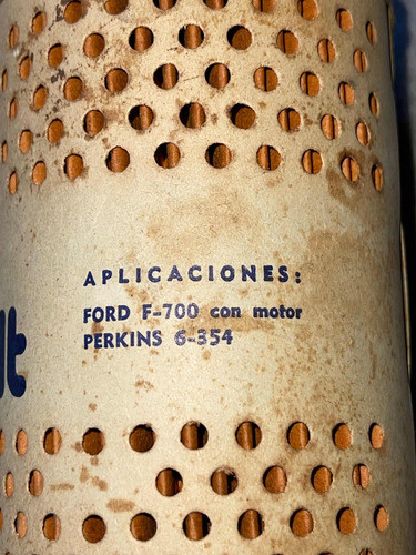 Filtro De Combustible Ford F700 Con Motor Perkins 6-354 1