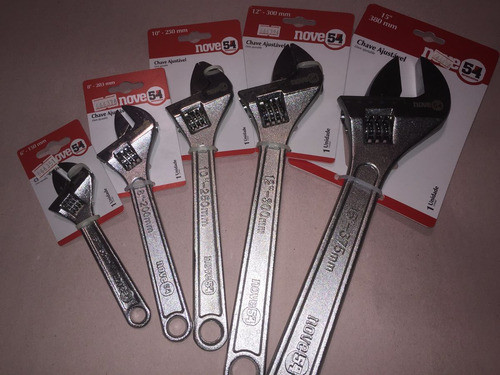 Llave Ajustable Nove 54 Cromada De 15    Cod.666408 1