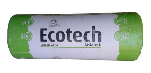 Lana De Vidrio Aluminio 50mm X 1.20 X 1.80 Ecotech 0